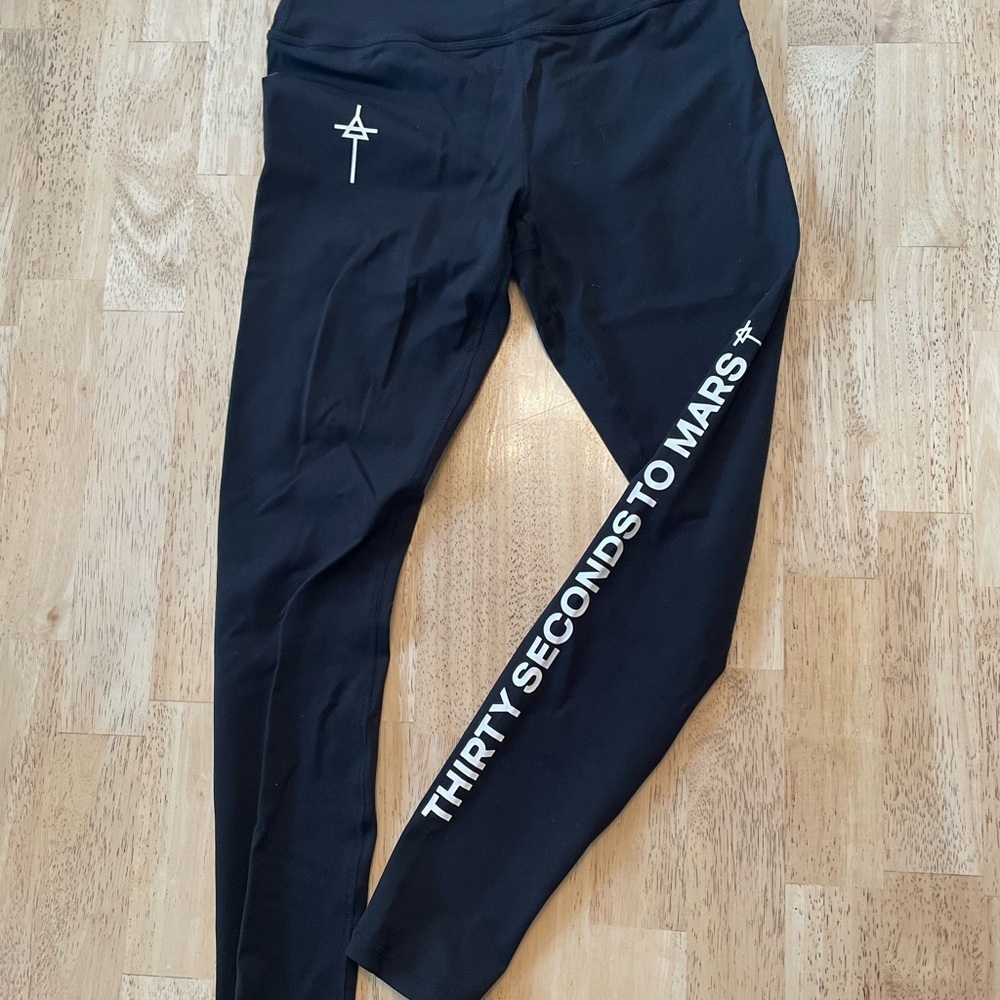 Thirty Seconds to Mars Black Leggings